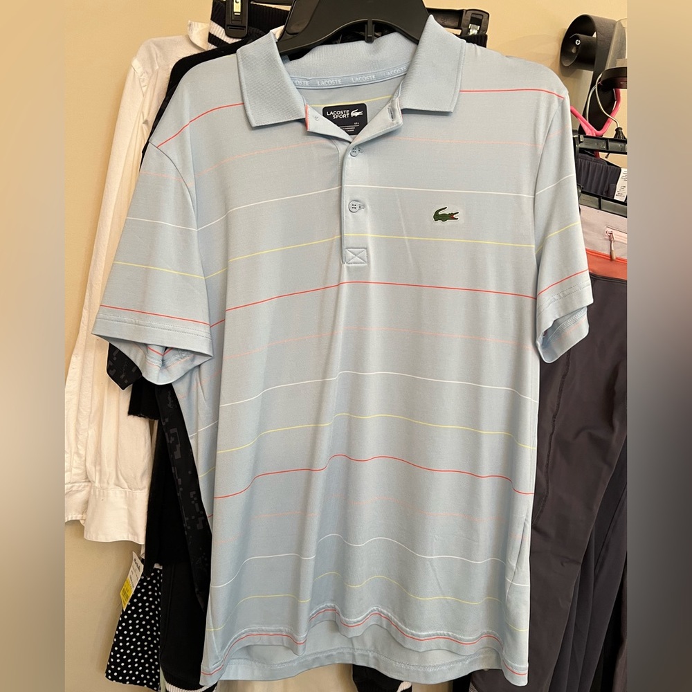 Large like new mens Lacoste polo
